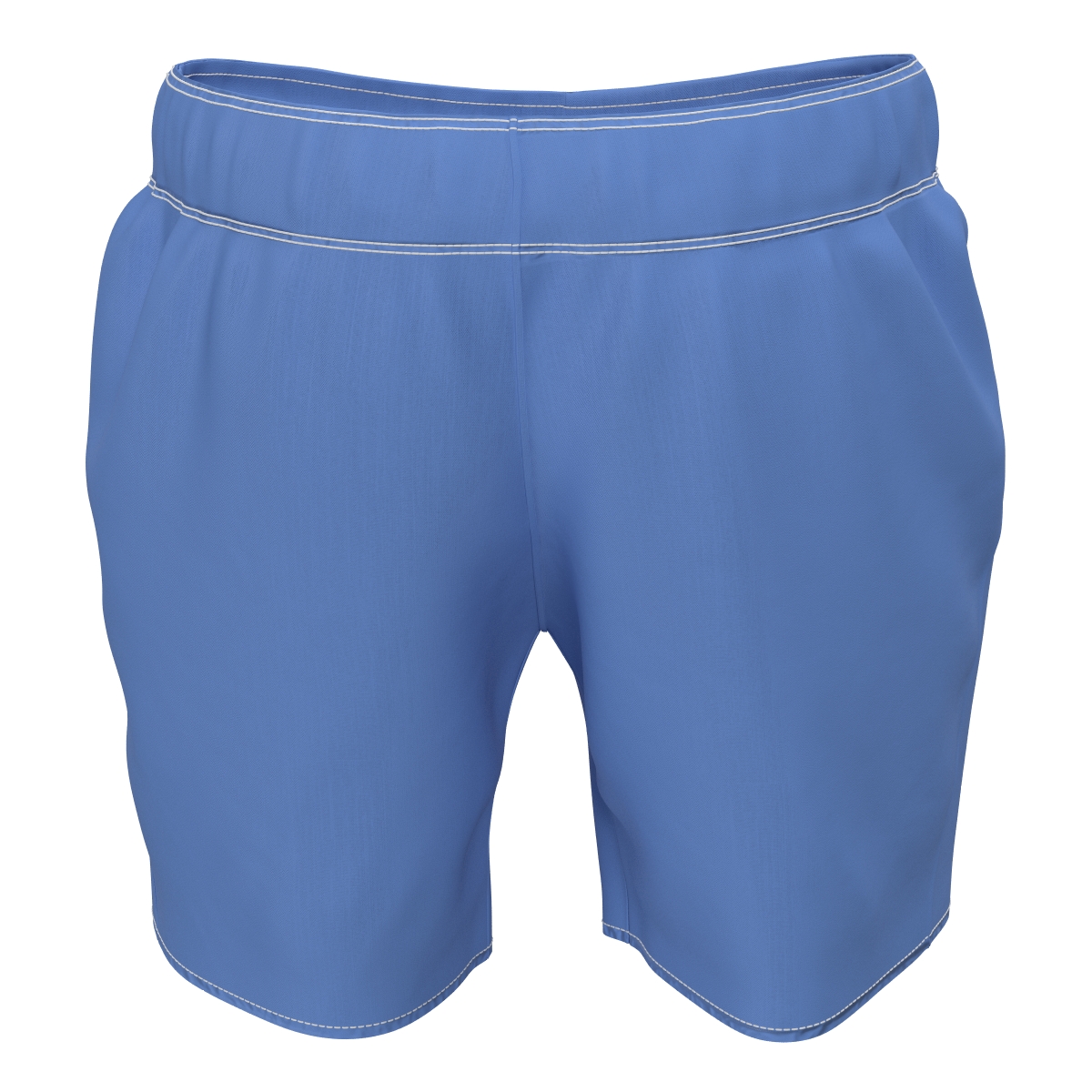 3D Mens Swim Trunks Blue