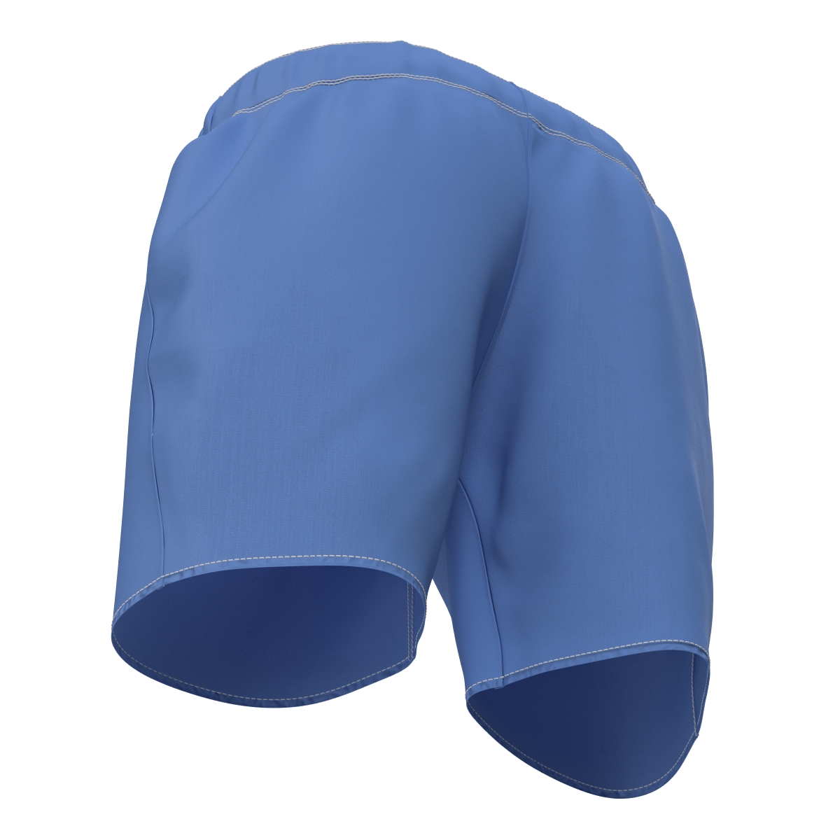 3D Mens Swim Trunks Blue