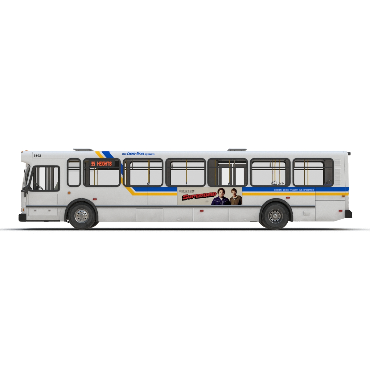 3D Orion V Transit Bus Liberty Lines Transit