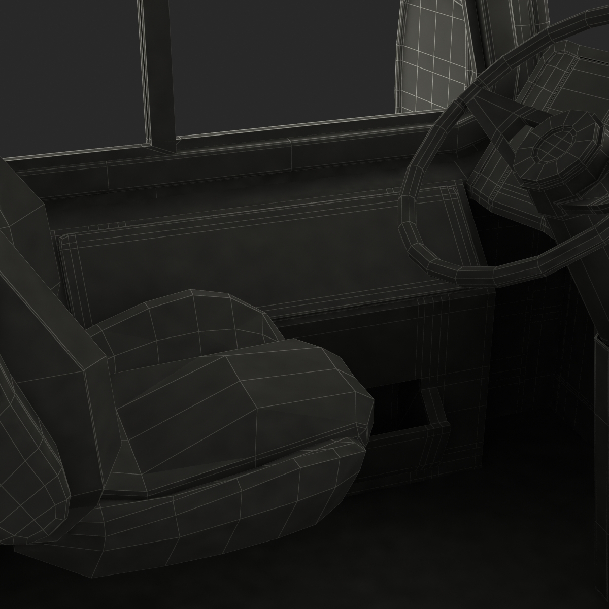 Orion V Transit Bus Liberty Lines Transit Simple Interior 3D