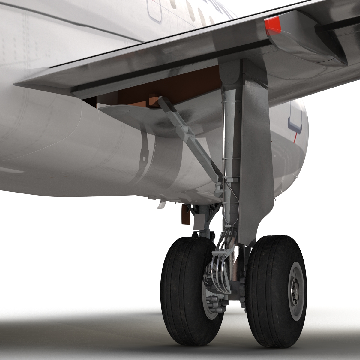 Airbus A318 Air France Rigged 3D model