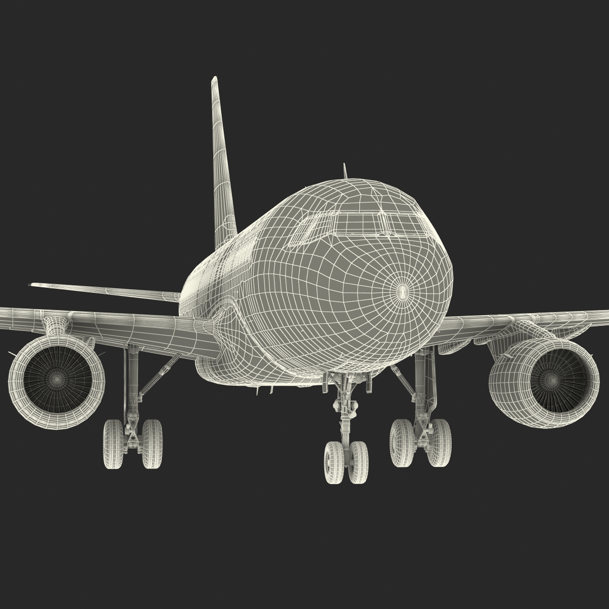 Airbus A318 Air France Rigged 3D model