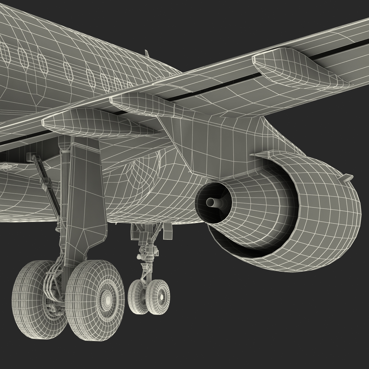 Airbus A318 Air France Rigged 3D model