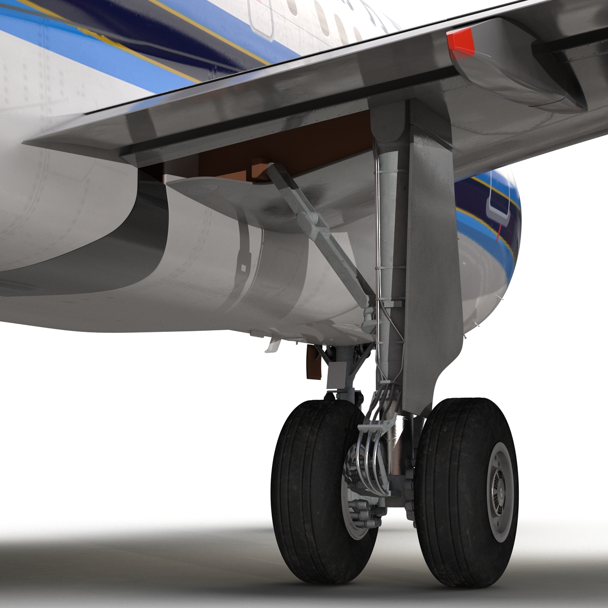 Airbus A318 China Southern Airlines Rigged 3D