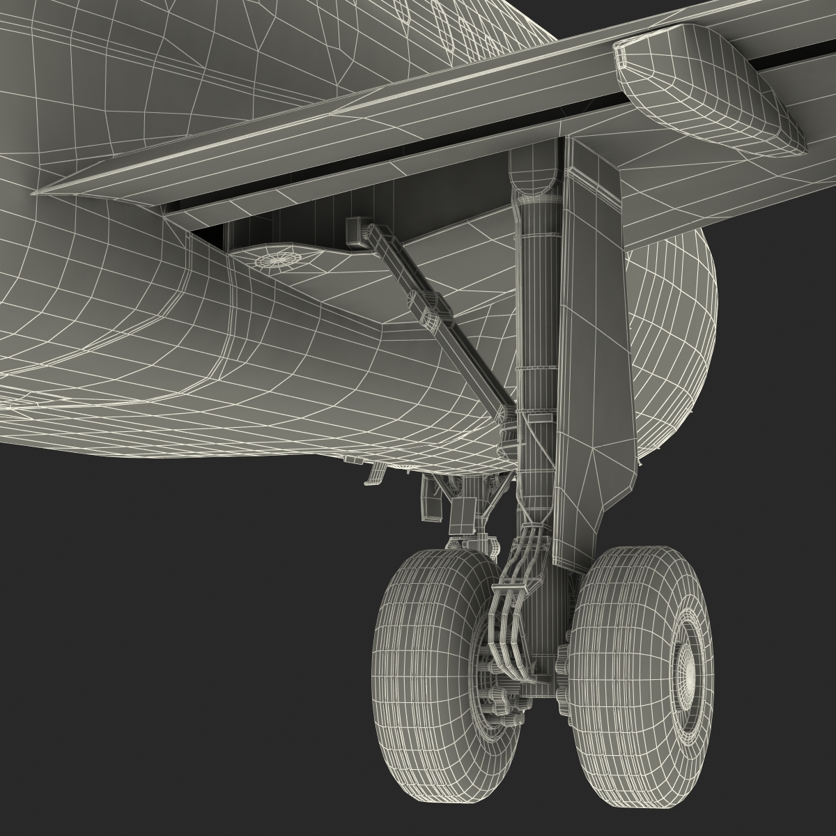 Airbus A318 China Southern Airlines Rigged 3D