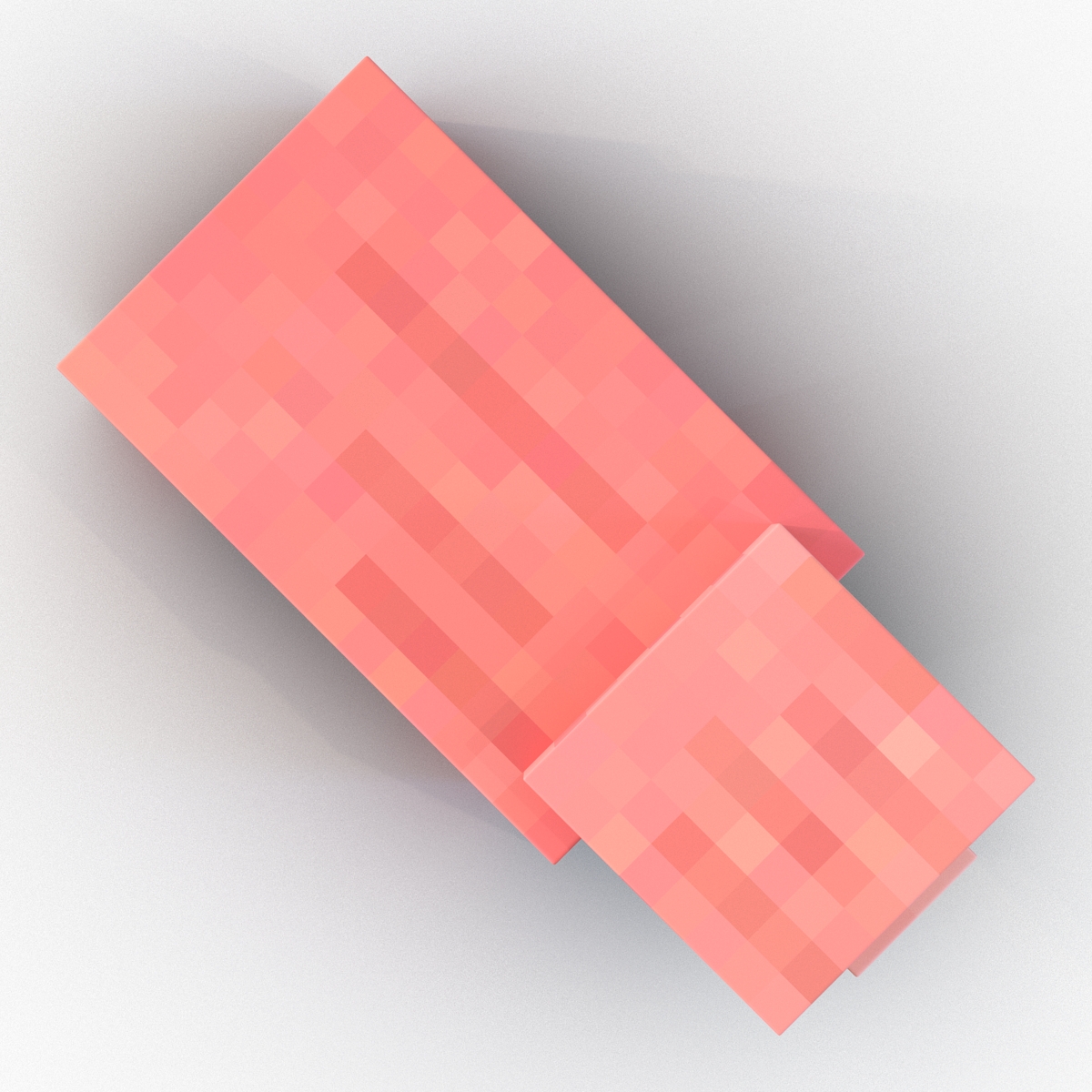 3D Minecraft Pig model