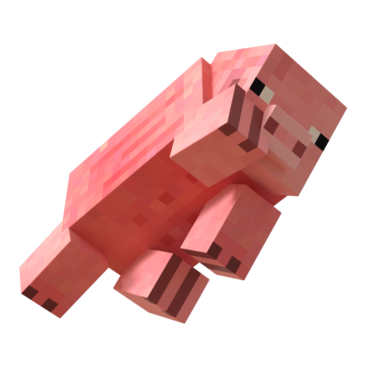 3D model Minecraft Pig Rigged