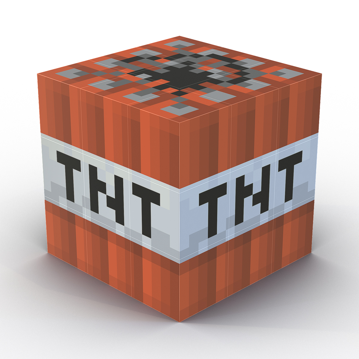 3D Minecraft TNT model