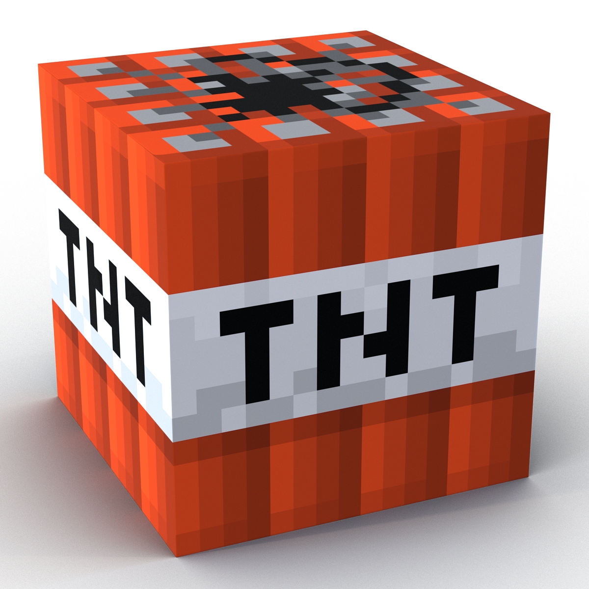 3D Minecraft TNT model