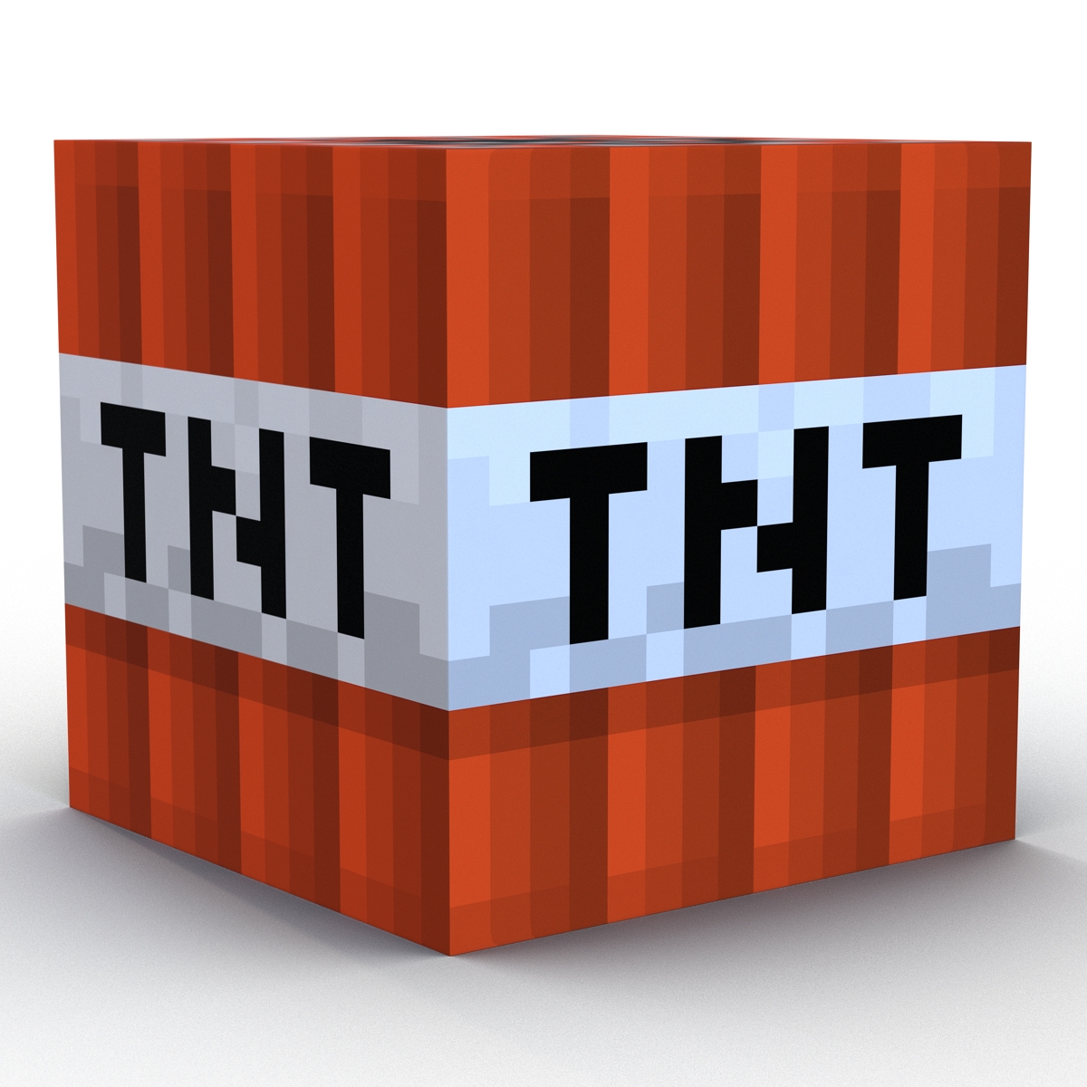 3D Minecraft TNT model