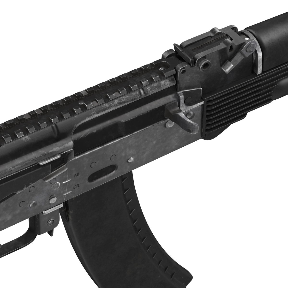 AK 104 Rifle 3D