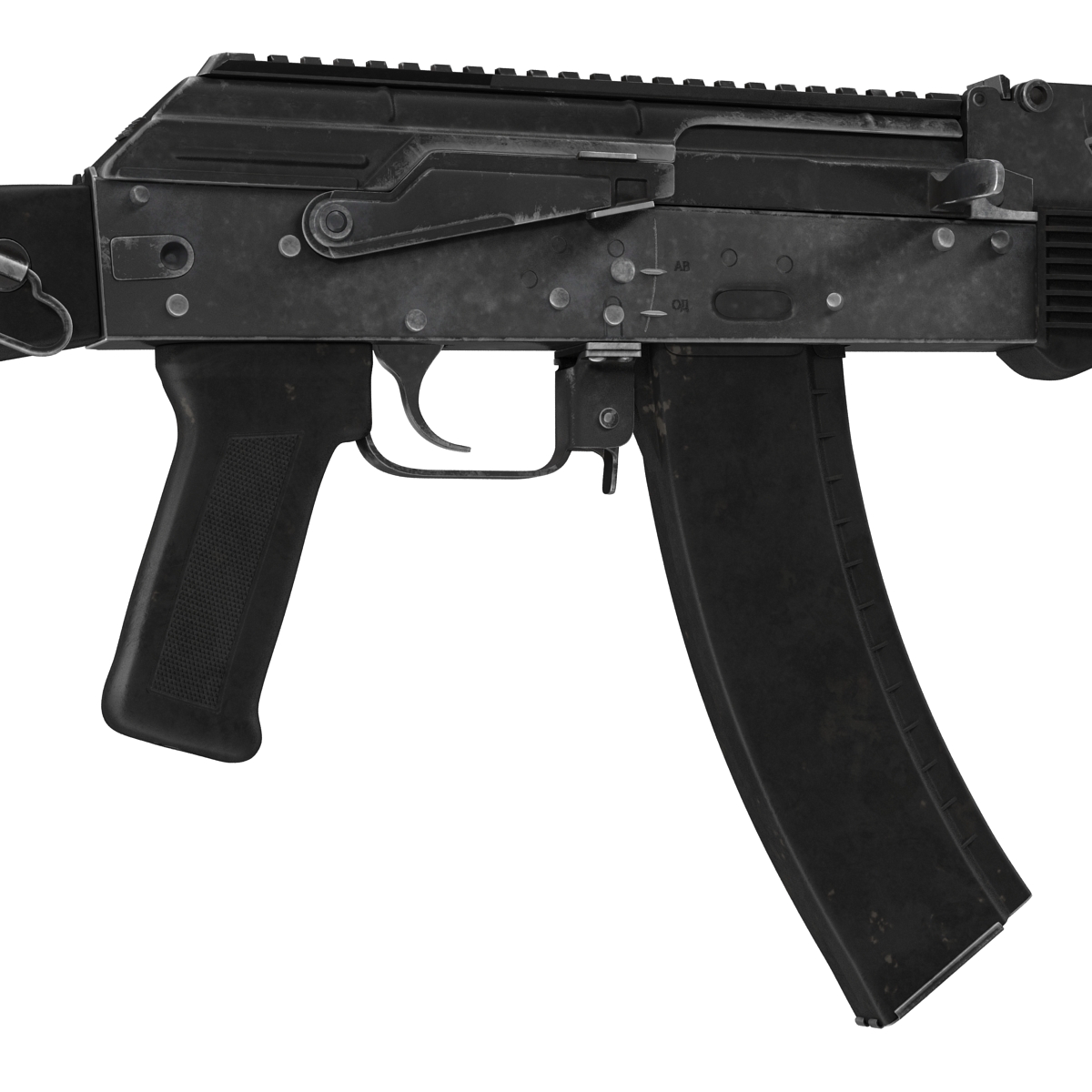 AK 104 Rifle 3D