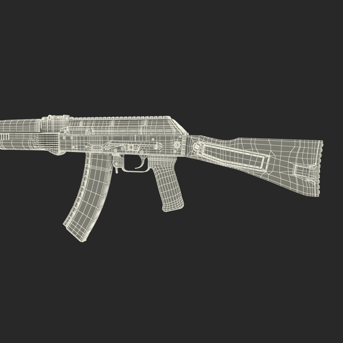 AK 104 Rifle 3D