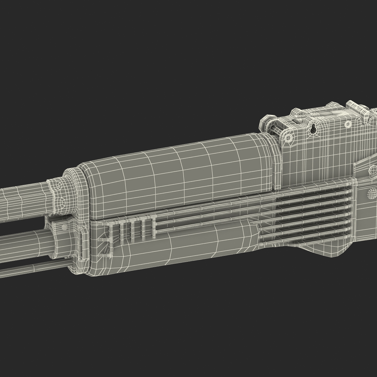 AK 104 Rifle 3D