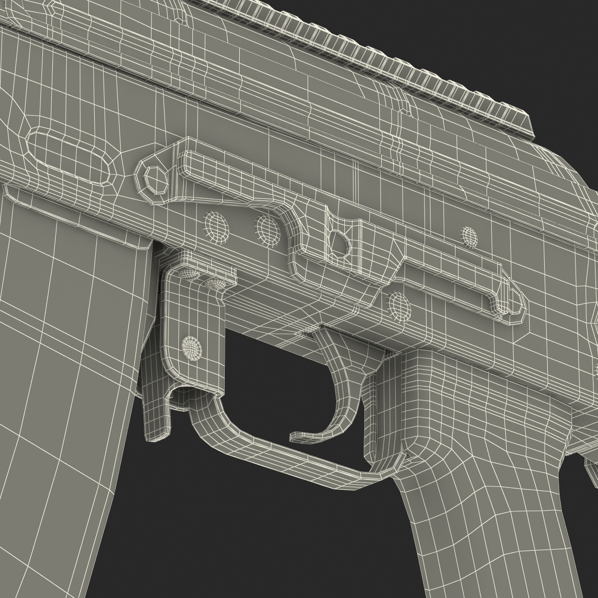 AK 104 Rifle 3D