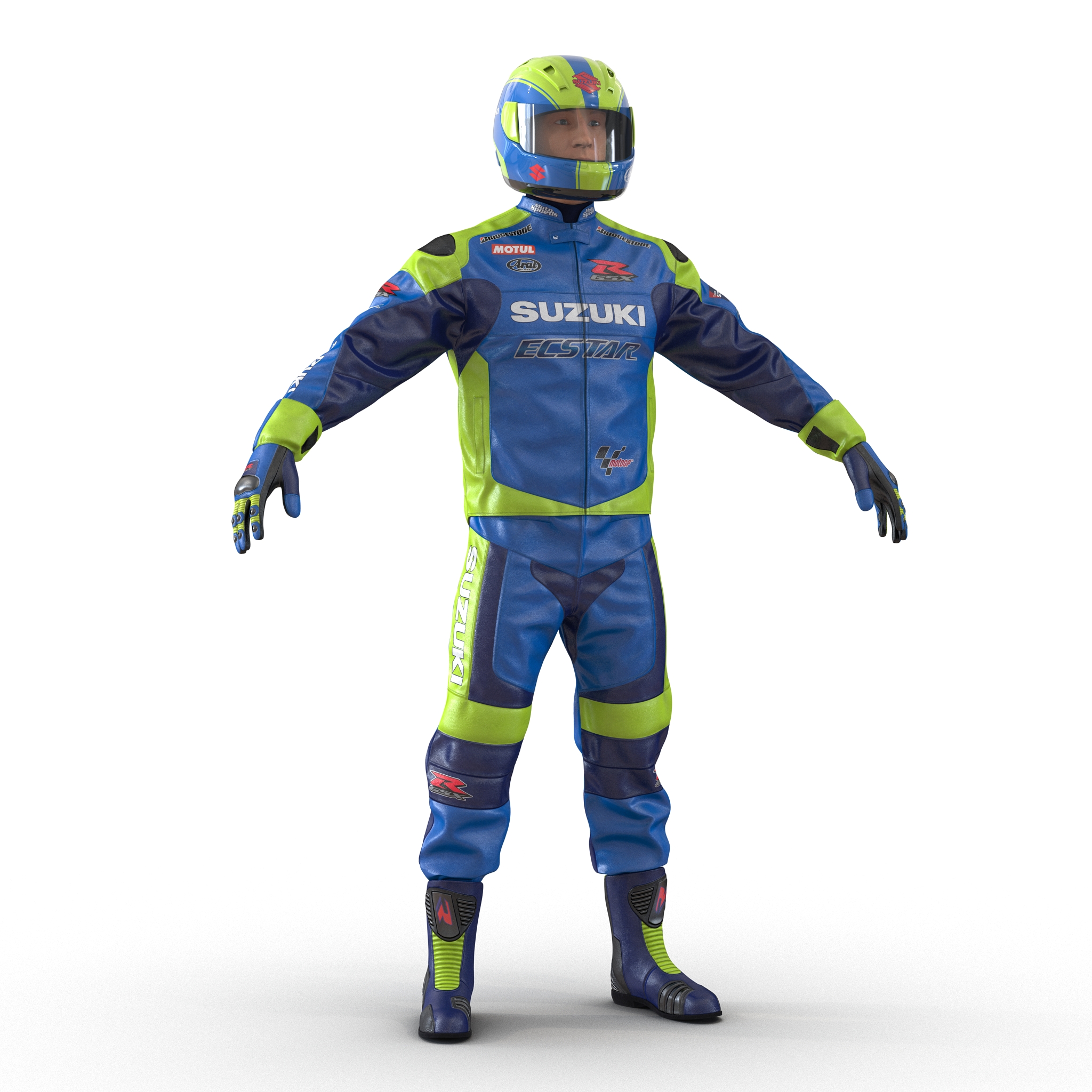 3D Motorcycle Rider