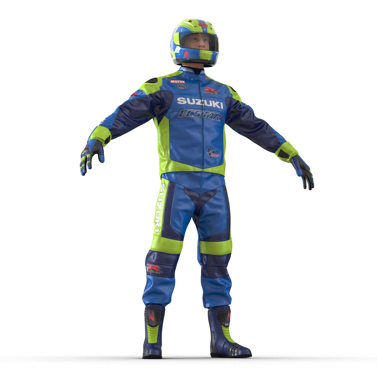 3D Motorcycle Rider