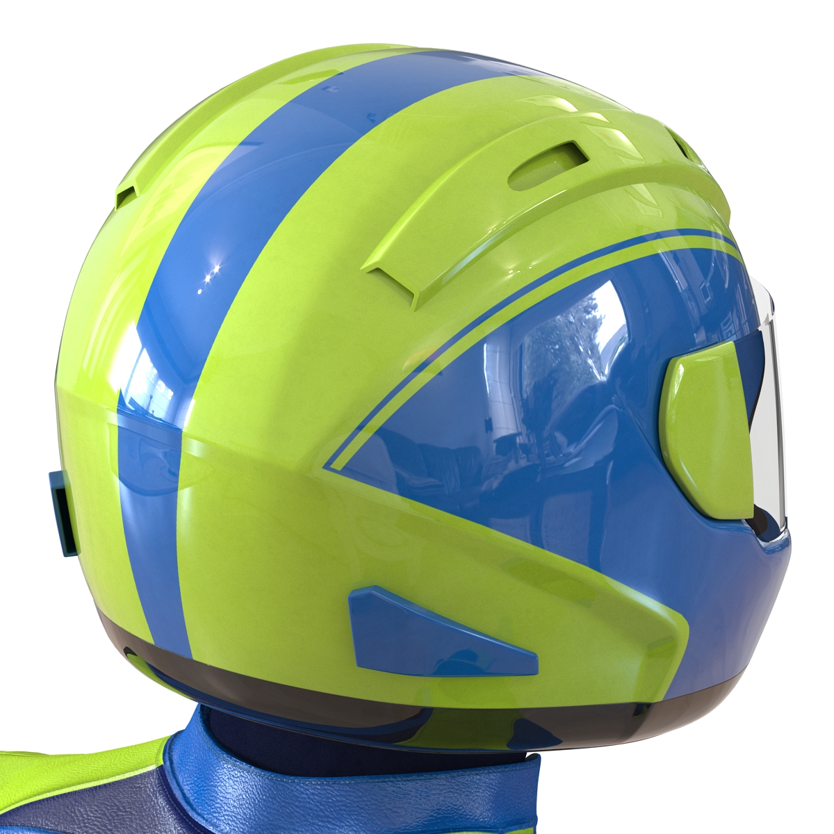 Motorcycle Rider Generic 3D model