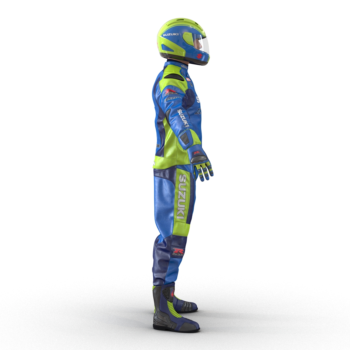 3D Motorcycle Rider 2 model