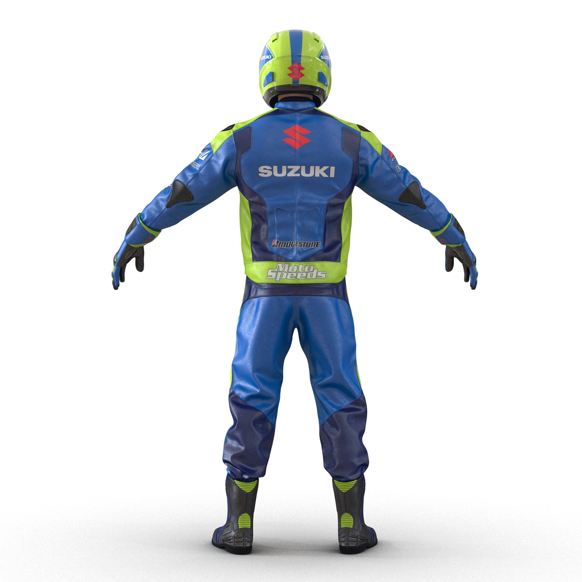 3D Motorcycle Rider 2 model