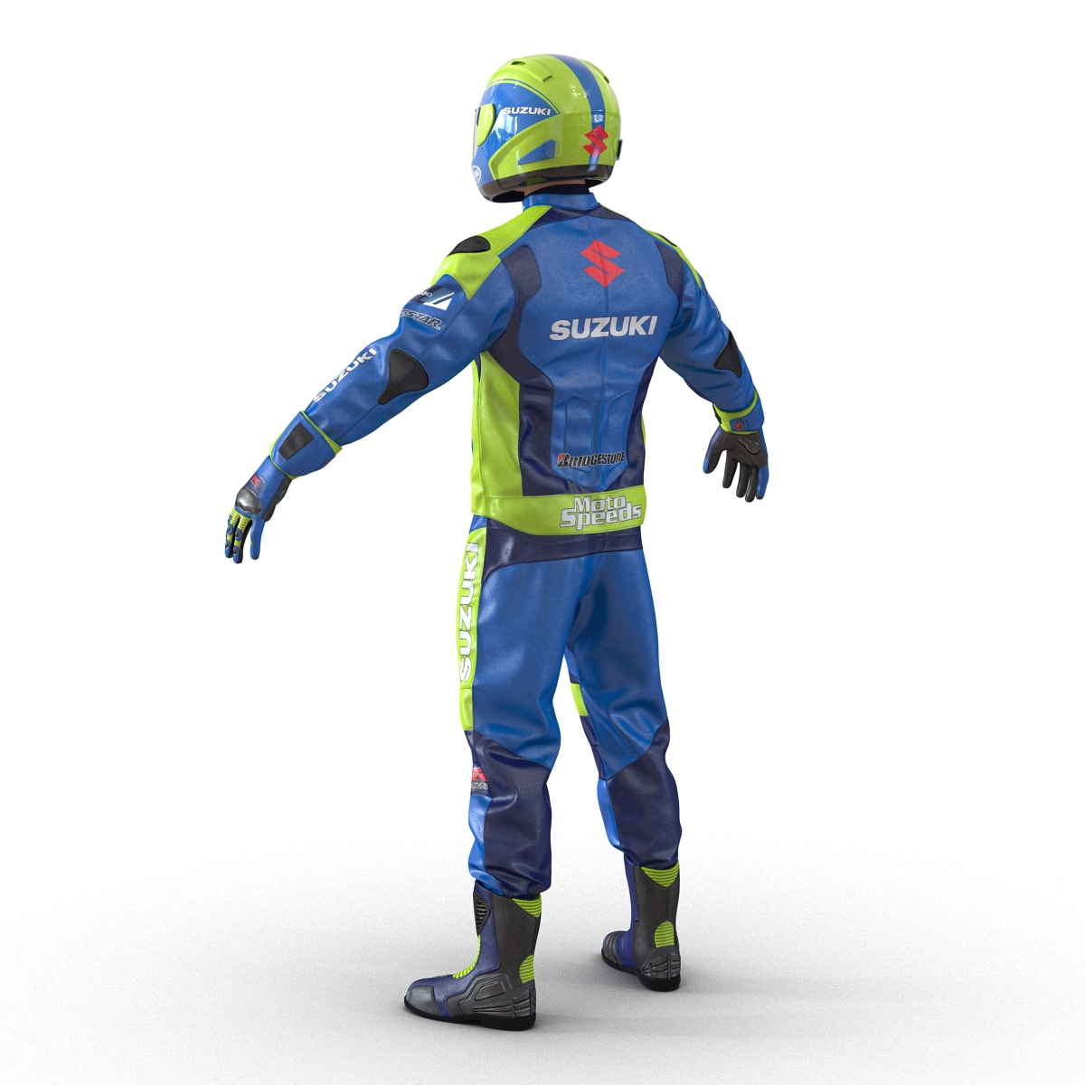 3D Motorcycle Rider 2 model