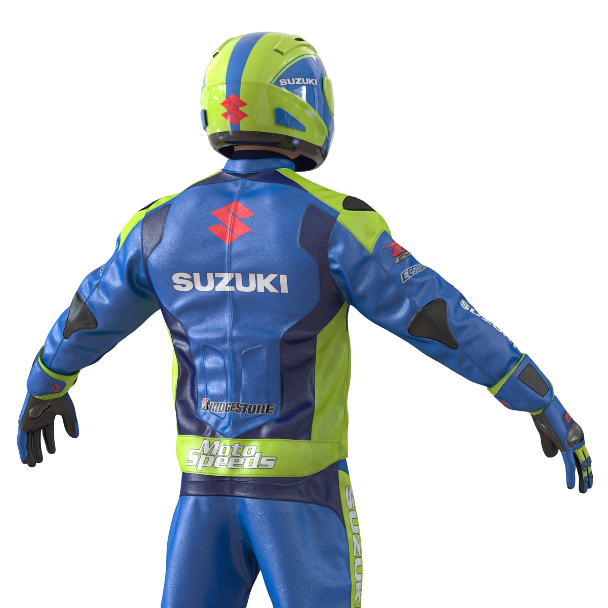 3D Motorcycle Rider 2 model