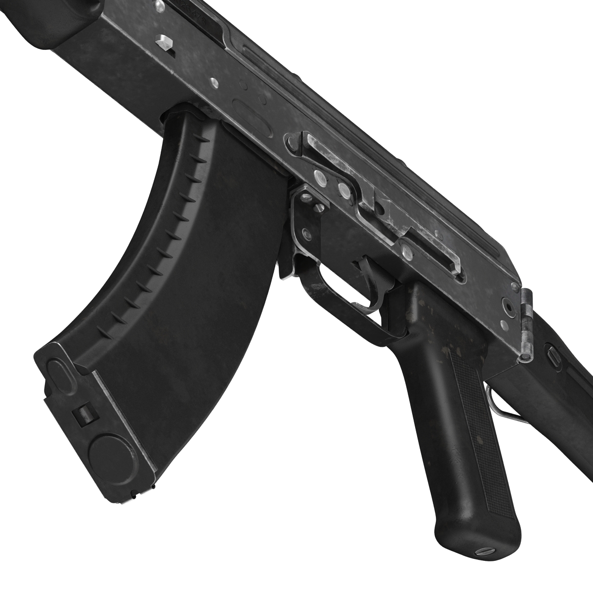 3D model Assault Rifle AK 104