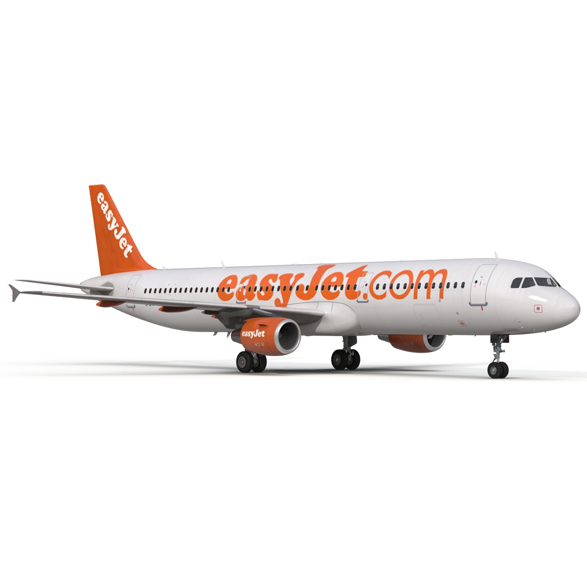 Airbus A321 EasyJet 3D model