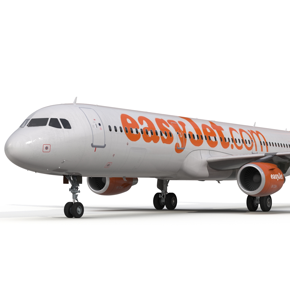 Airbus A321 EasyJet 3D model