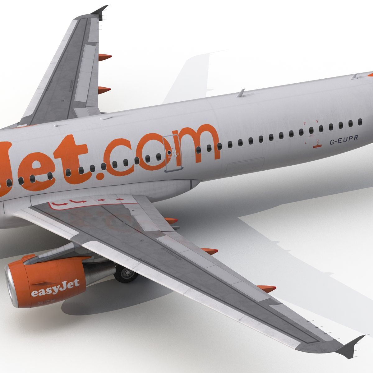 Airbus A321 EasyJet 3D model