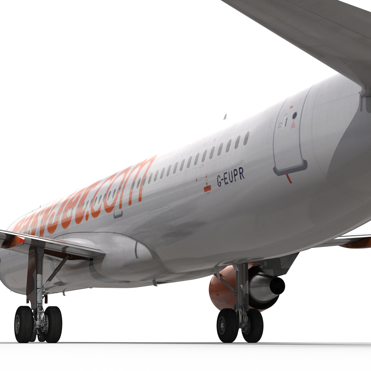 Airbus A321 EasyJet 3D model