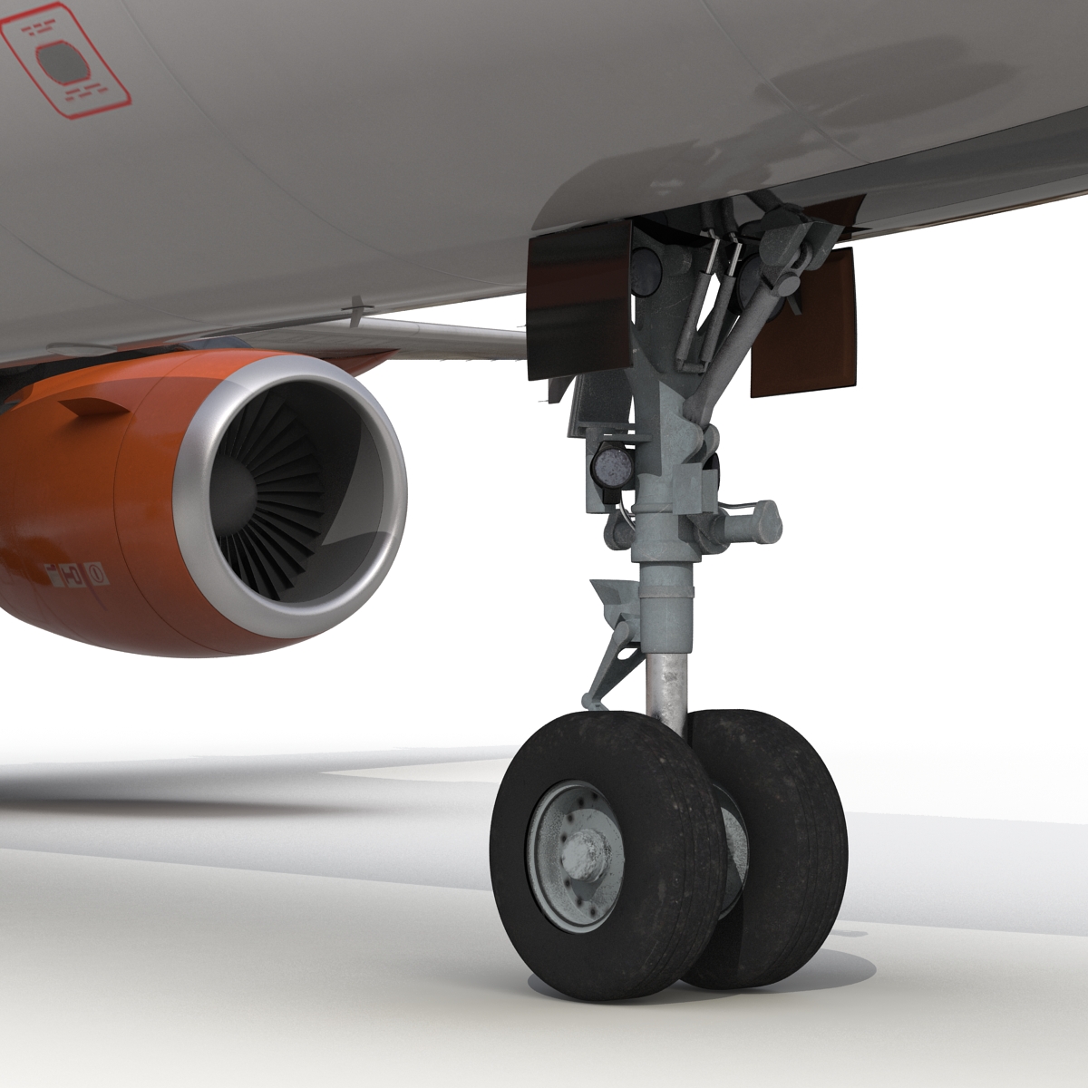 Airbus A321 EasyJet 3D model