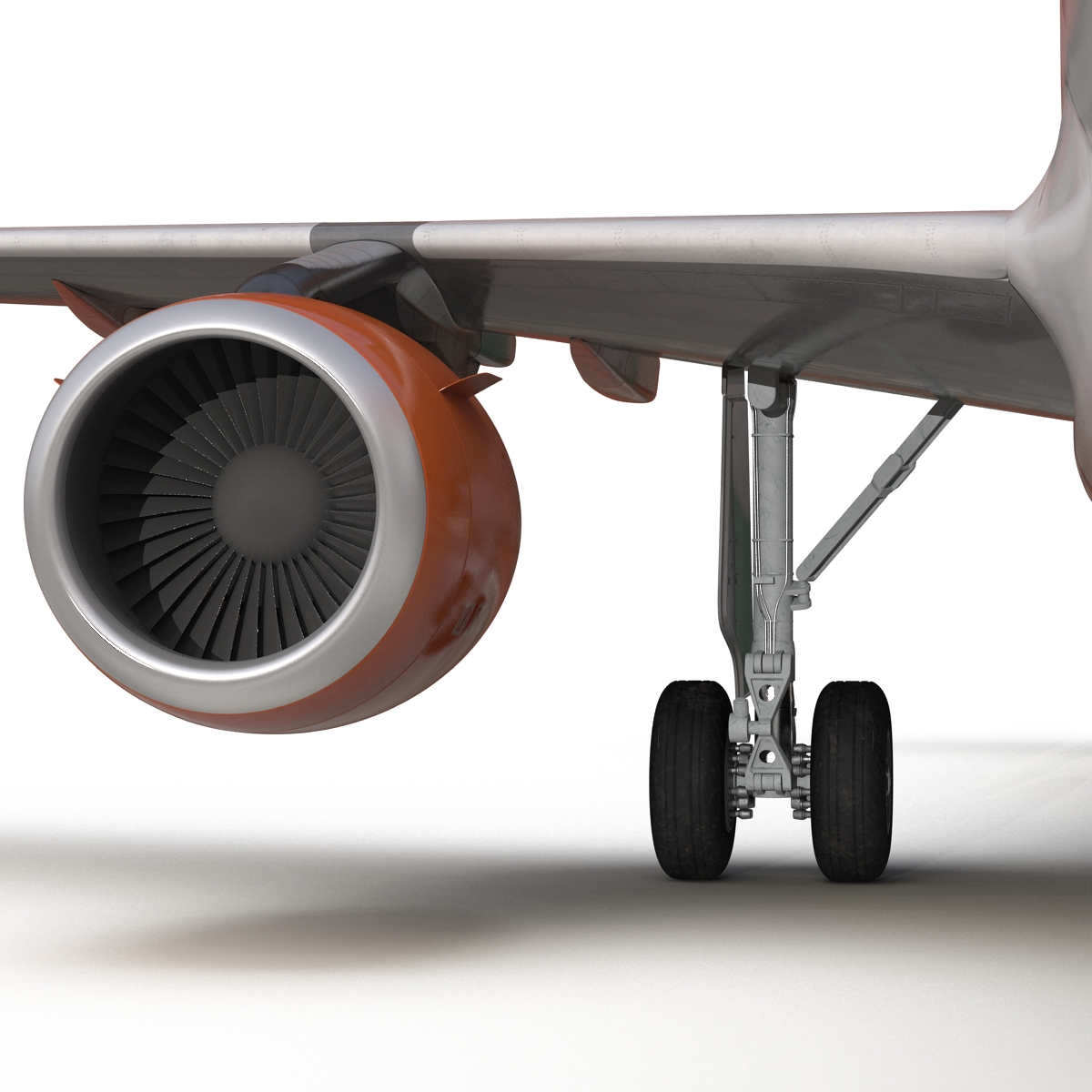 Airbus A321 EasyJet 3D model