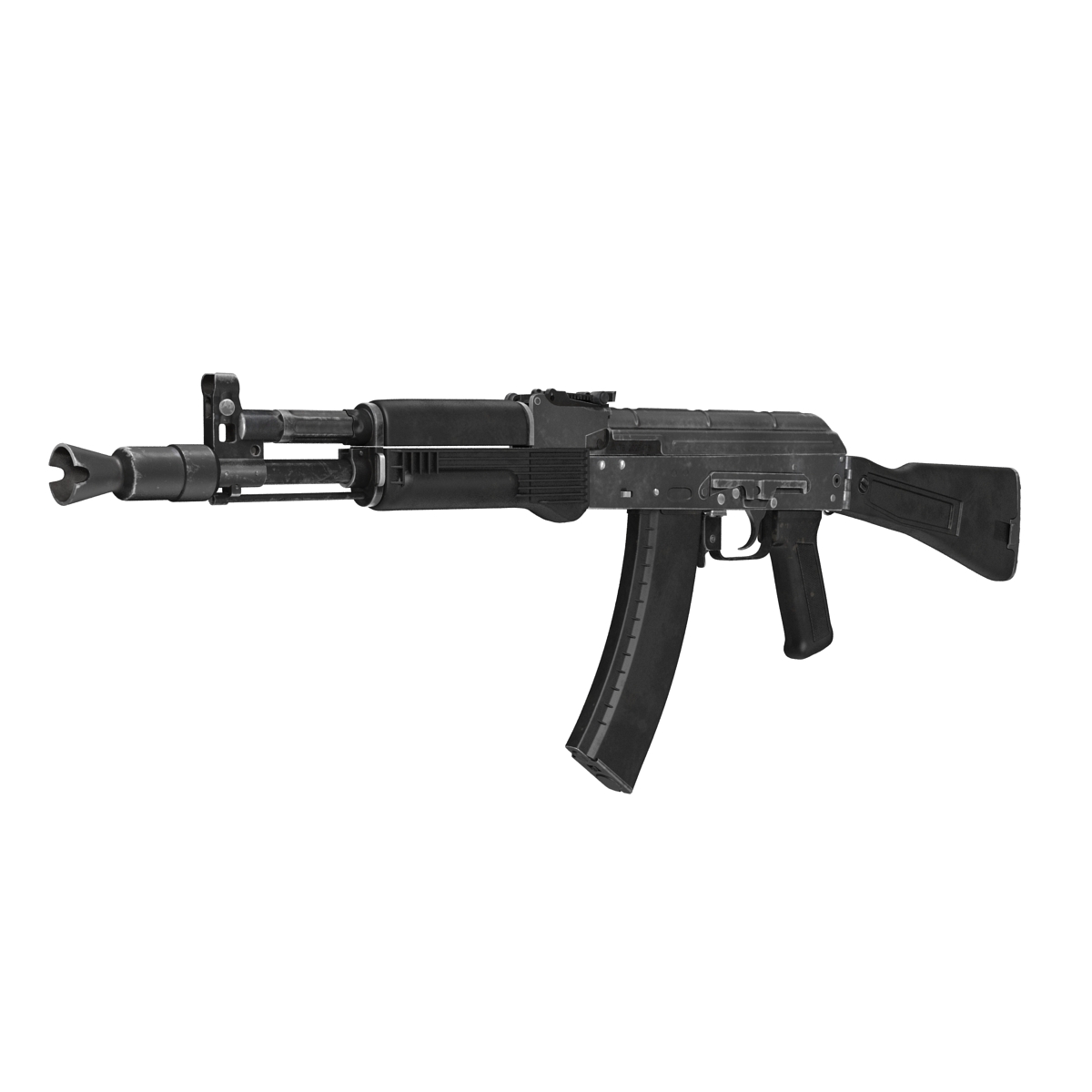 3D model Assault Rifle AK 104