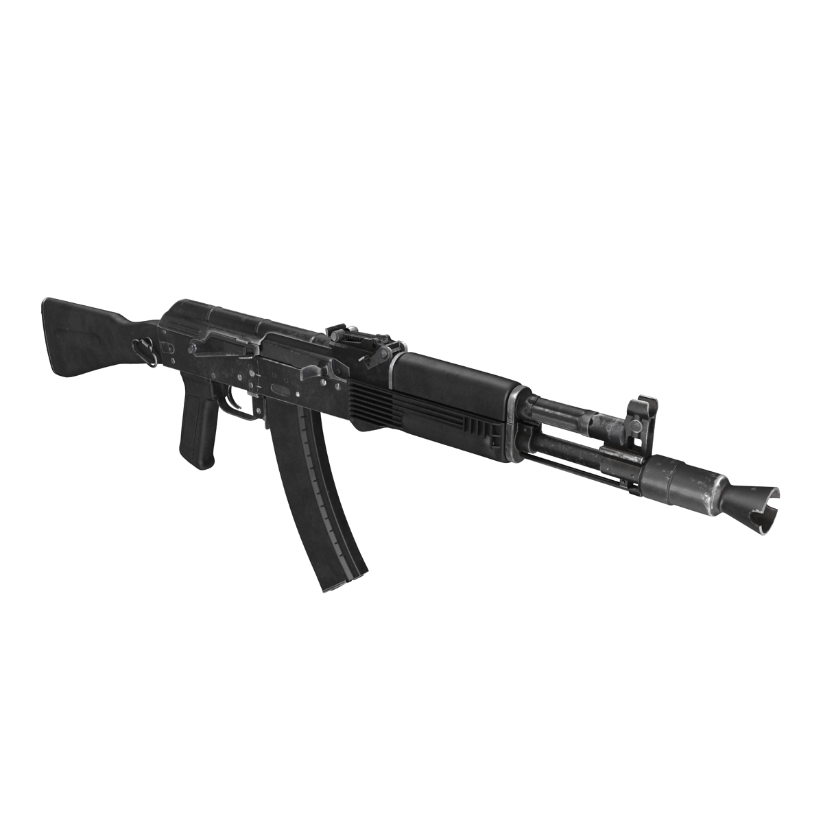 3D model Assault Rifle AK 104