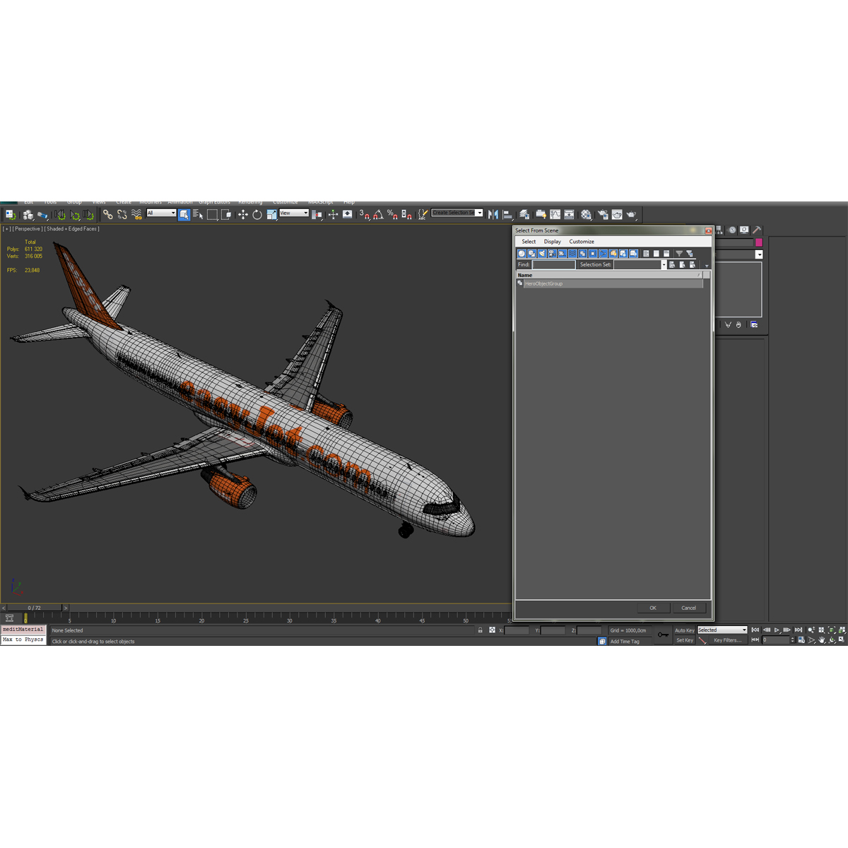 Airbus A321 EasyJet 3D model