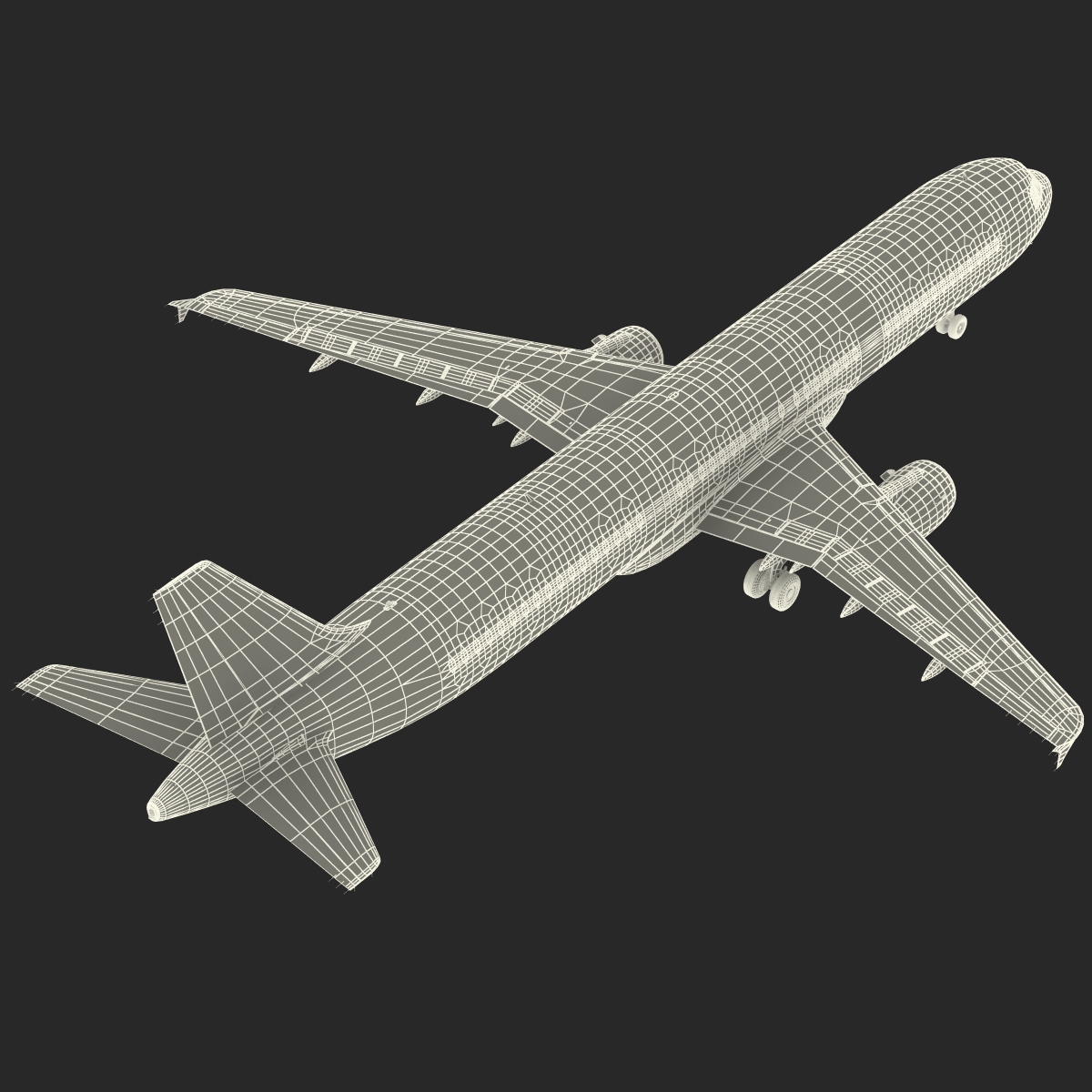 Airbus A321 EasyJet 3D model