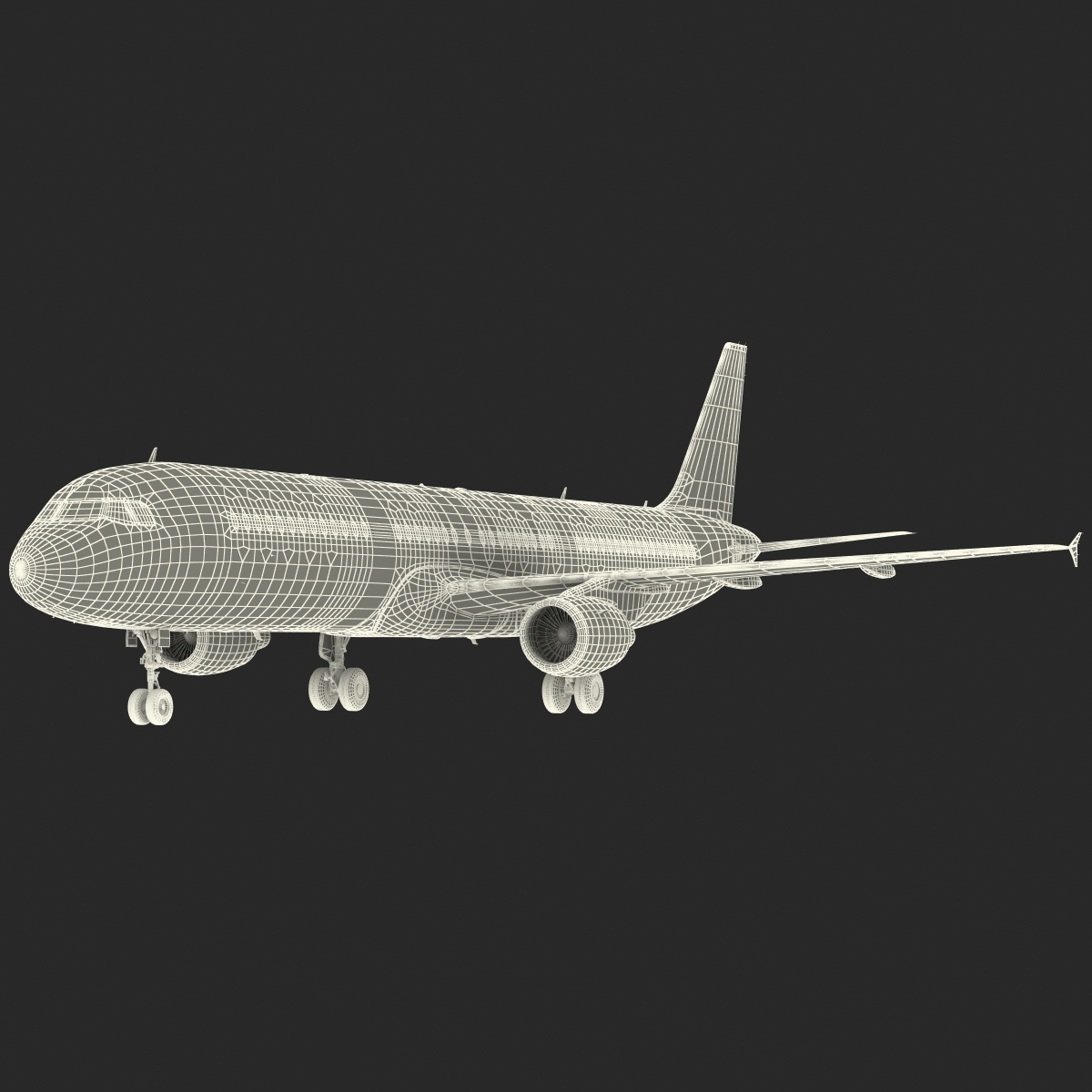 Airbus A321 EasyJet 3D model