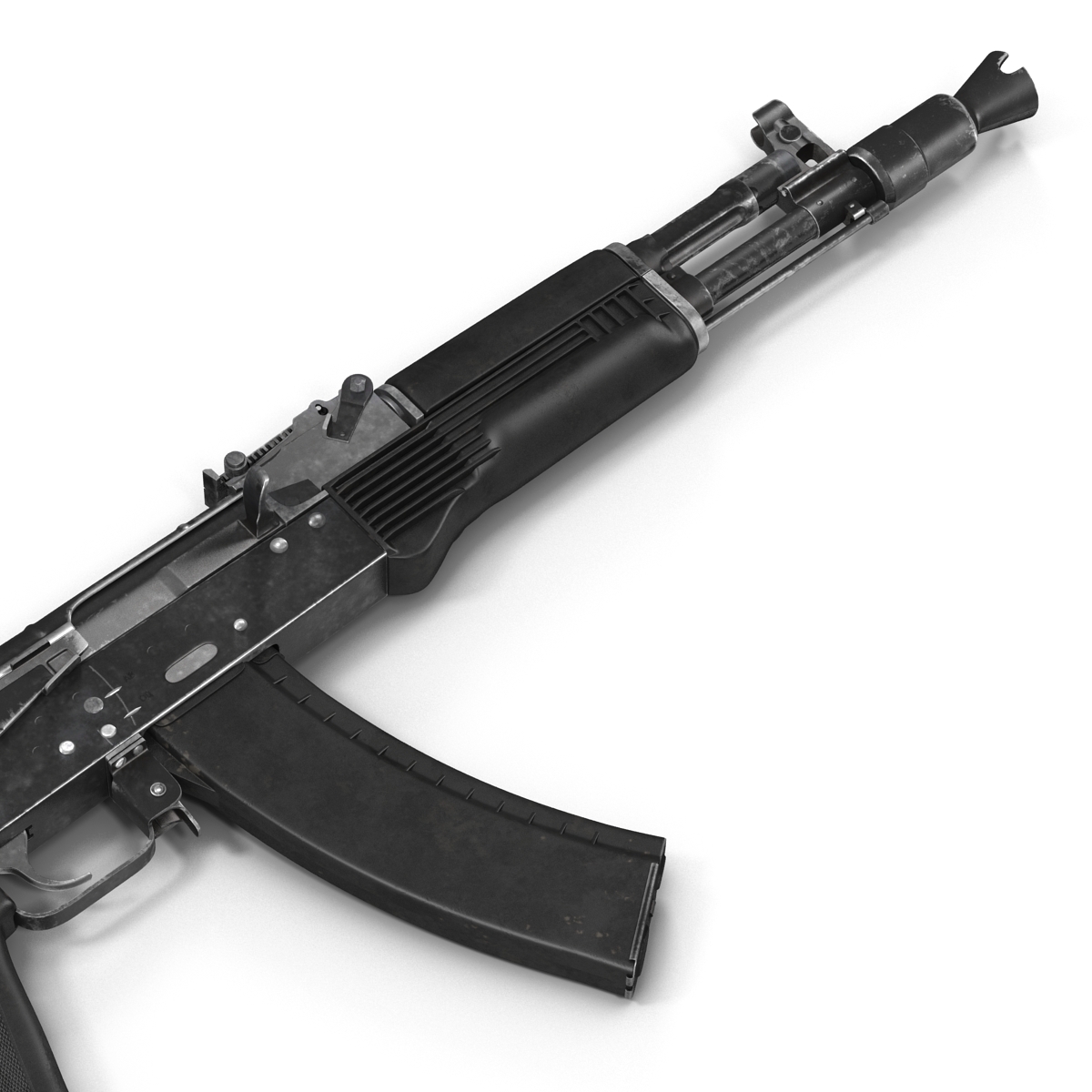 3D model Assault Rifle AK 104