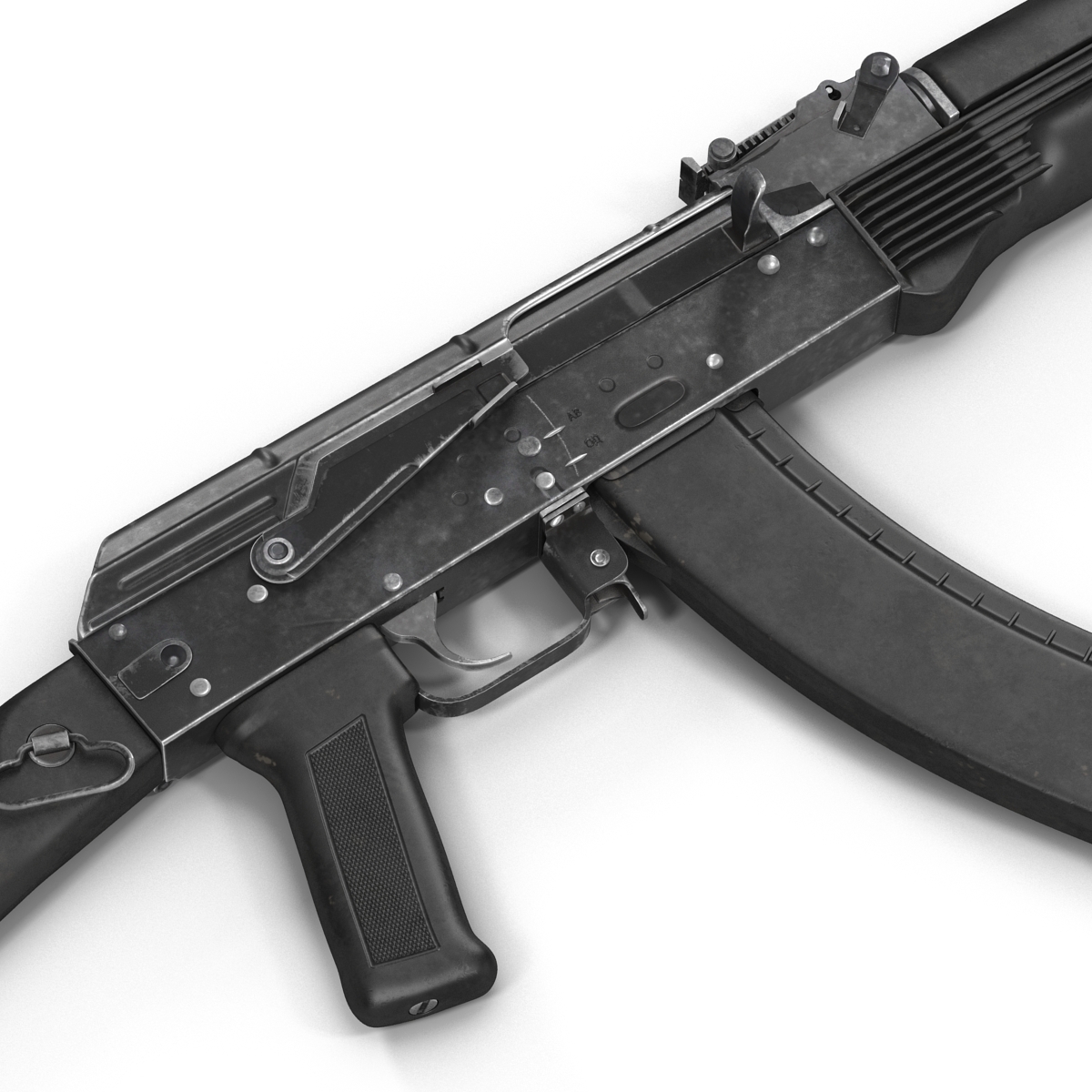 3D model Assault Rifle AK 104