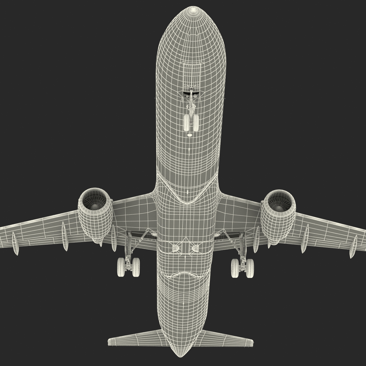 3D Airbus A321 EasyJet Rigged