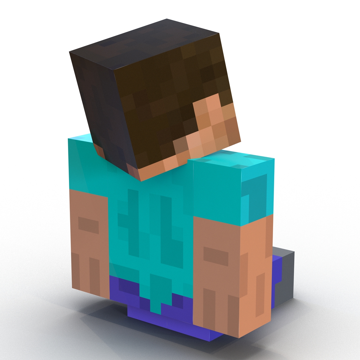 3D model Minecraft Steve