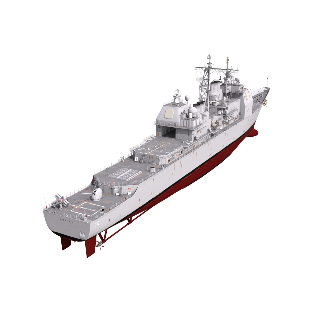 3D model Lake Erie CG 70