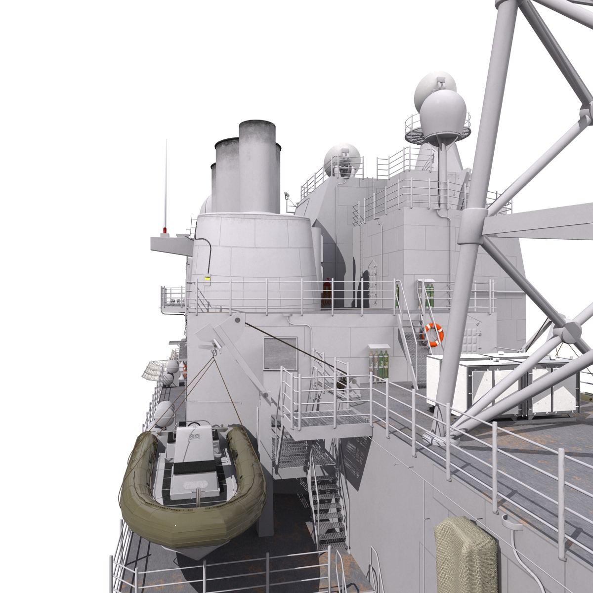 3D model Lake Erie CG 70