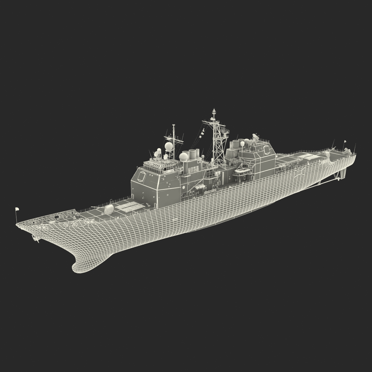 3D model Lake Erie CG 70