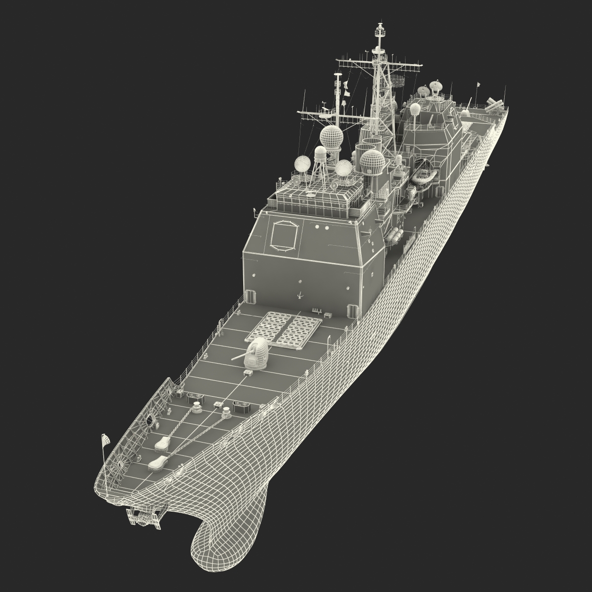 3D model Lake Erie CG 70