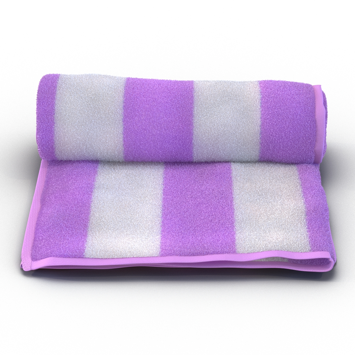 3D Beach Towel Pink