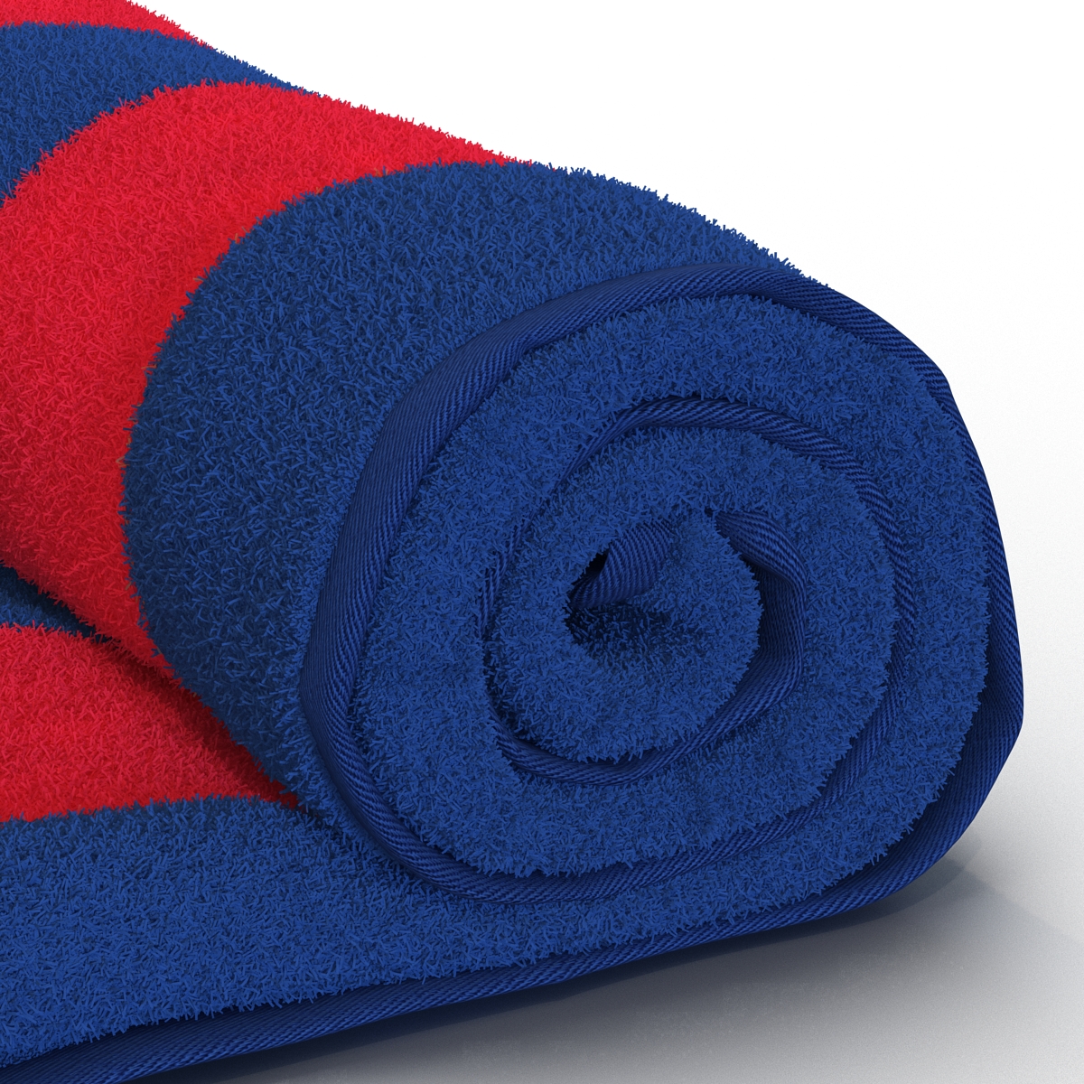 3D model Beach Towel Red