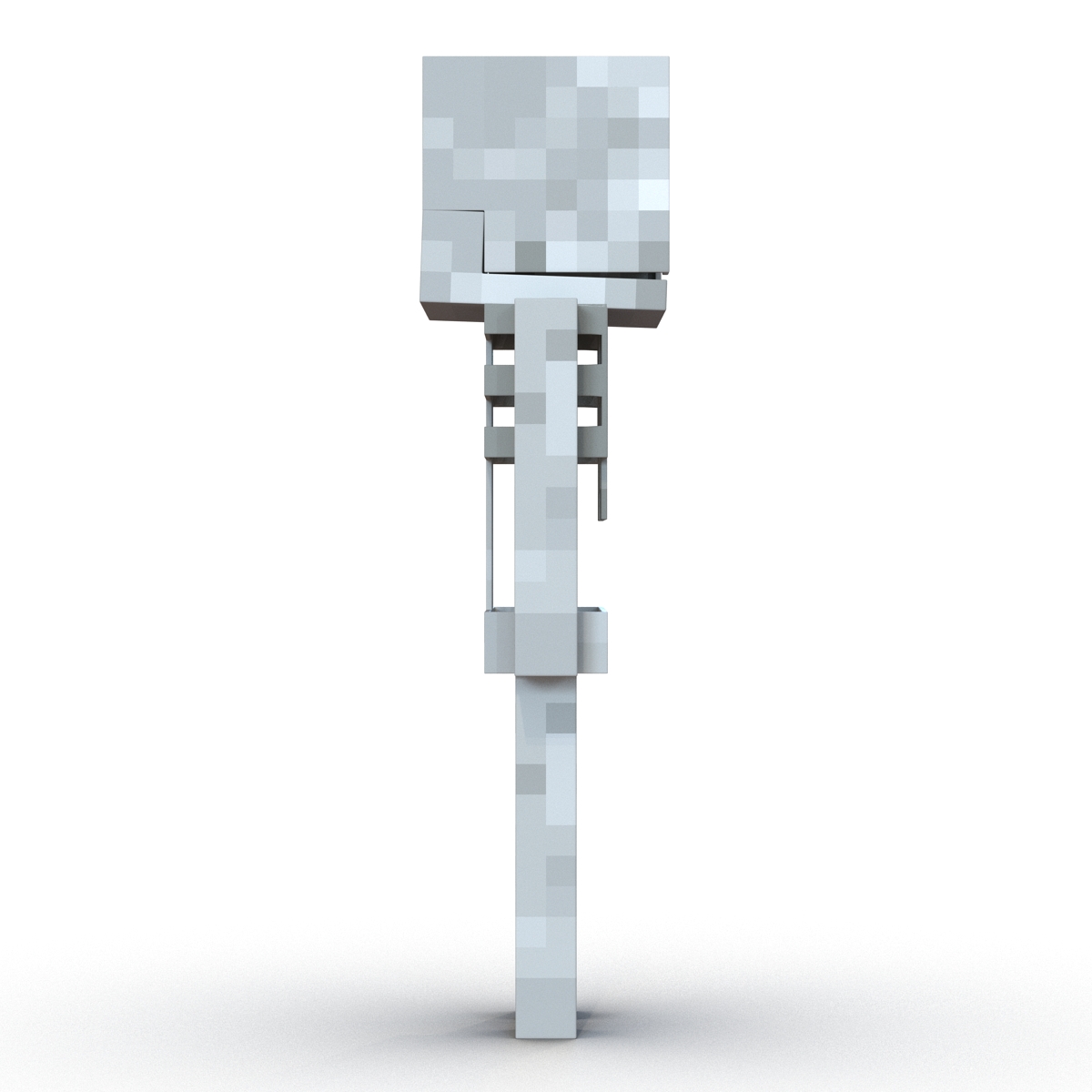 3D model Minecraft Skeleton Rigged