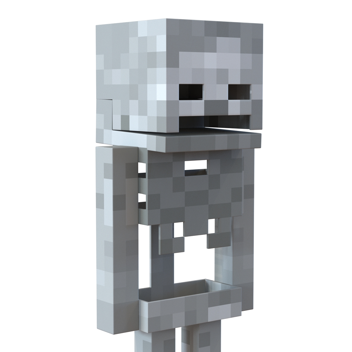 3D model Minecraft Skeleton Rigged